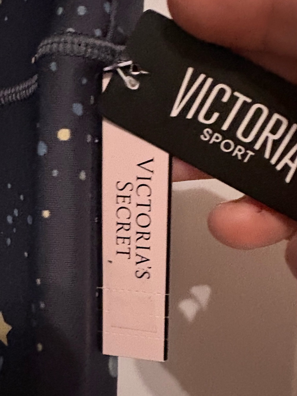 Victoria's Secret Navy Space-Print Kids Leggings - Picture 3 of 12